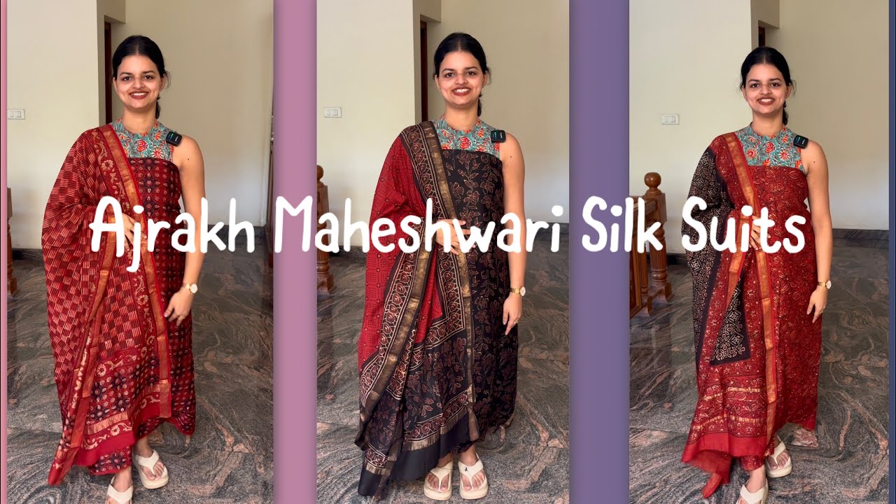 EPI 409|RESTOCKED|AJRAKH PRINT MAHESHWARI SILK COTTON 