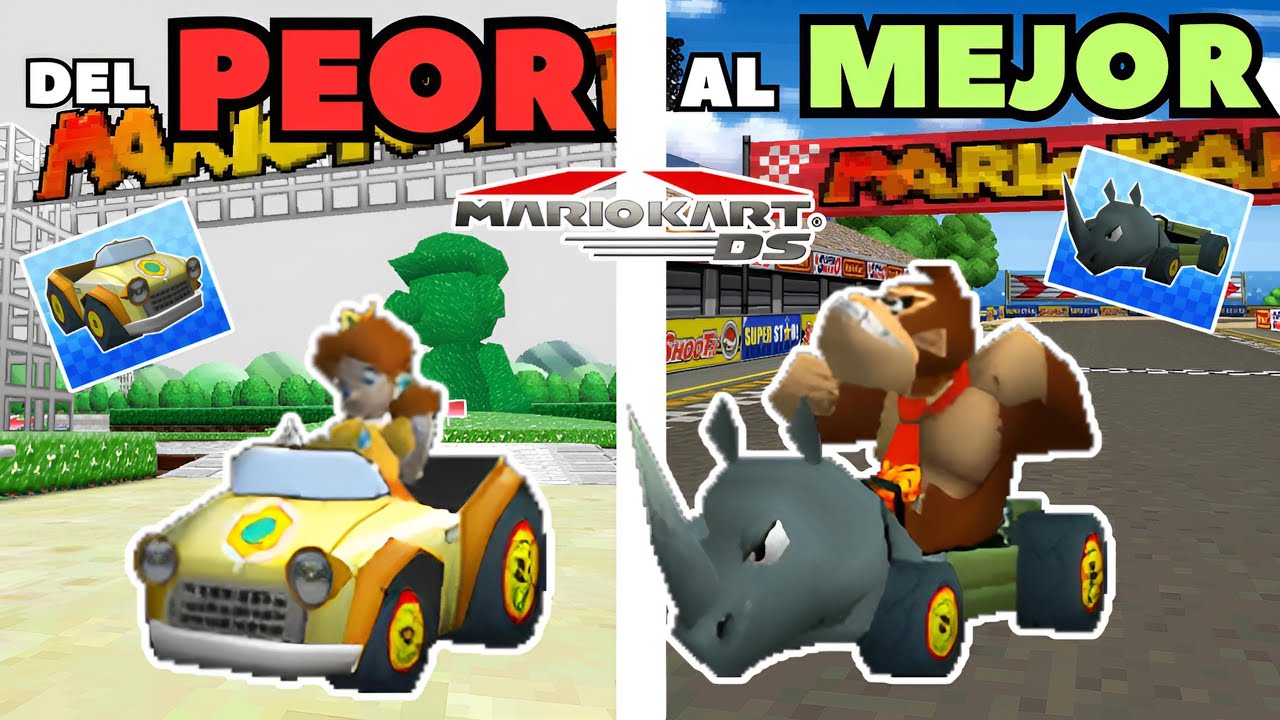 Del PEOR al MEJOR KART de MKDS!!🏁🍄😱