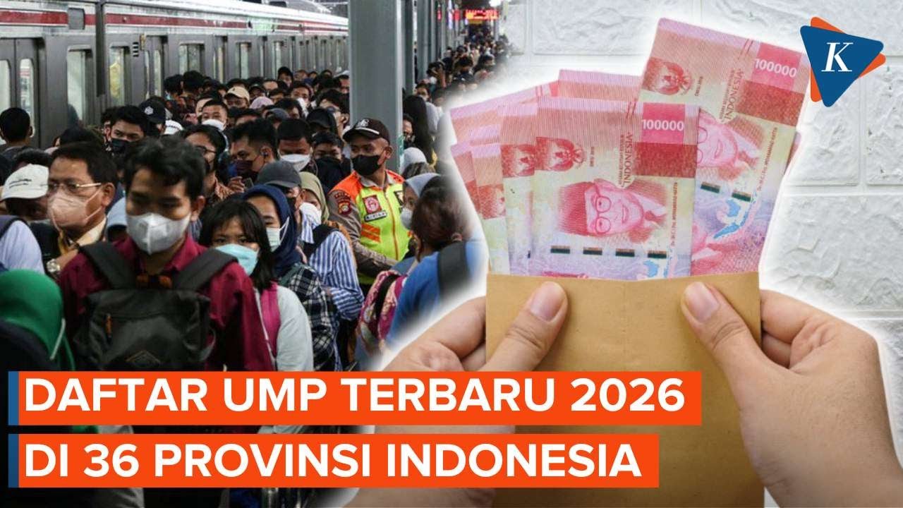Daftar UMP 2026 di 36 Provinsi: DKI Jakarta Tertinggi, Jawa Barat Terendah