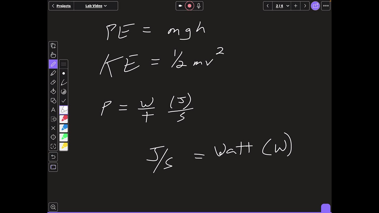 VIDEO Power Lab INSTRUCTIONS