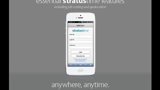 stratustime Mobile Interface
