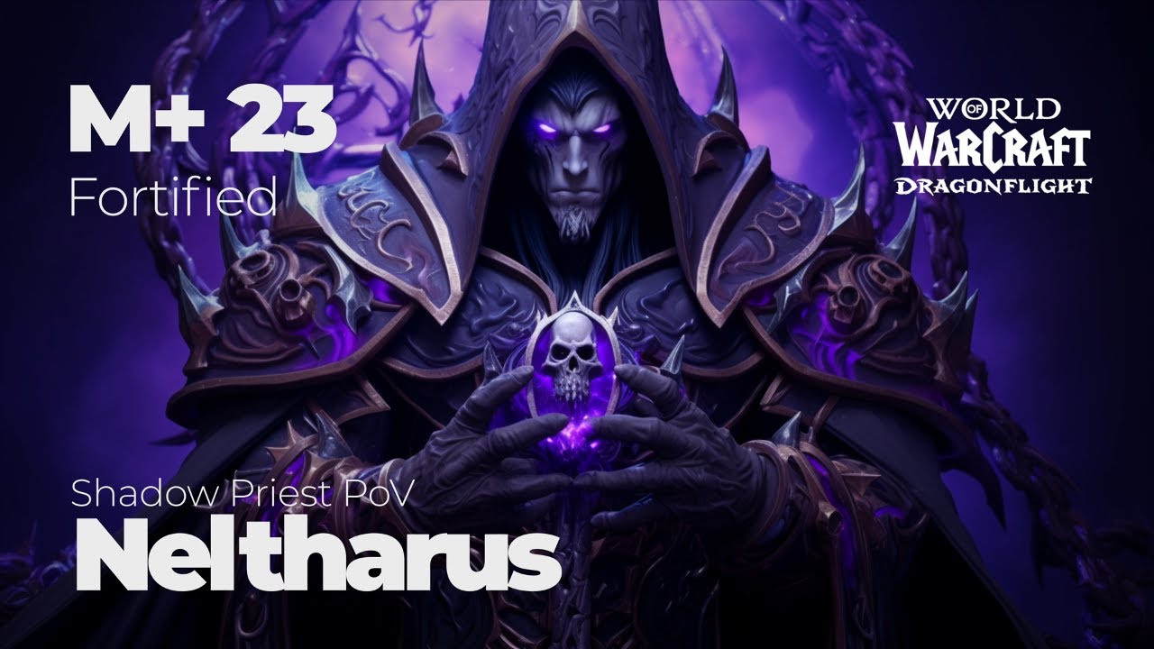 Mastering Neltharus M+23 Fortified: Shadow Priest PoV | WoW Dragonflight Season 2