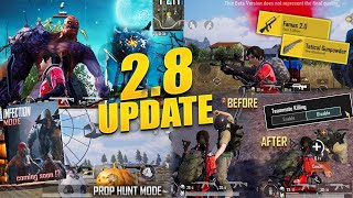 2.8 Update Top 10 NEW FEATURES | BGMI × PUBG Prop Hunt Mode, NEW Theme Mode, Infection Come Back !?