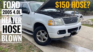 Blown Heater T Pipe 2005 Ford Explorer 4.0L