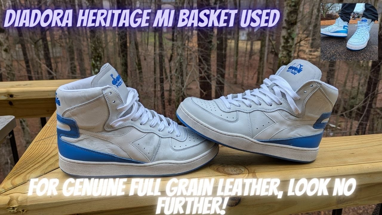 Diadora Heritage Mi Basket Used - One Of The Best Leathers On A