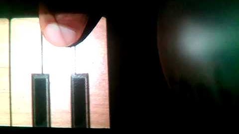 Projected keyboard prototype; Arduino + Processing