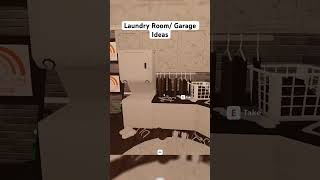 Bloxburg Laundry Room/Garage Idea