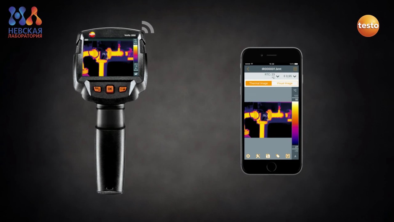 Testo 865 872 профессиональные тепловизоры