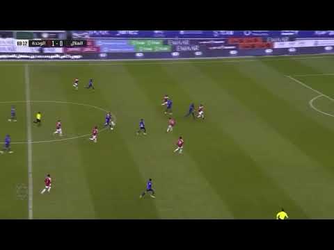 هدف قوميز ضد الوحده في الجولة ٨ تعليق عبدالله الغامدي