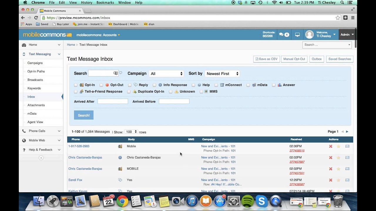 Create an RSS feed from Saved Inbox Search