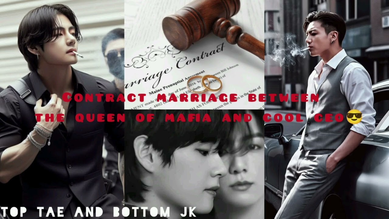 Taekook one shot {contract marriage between the king 👑 of mafia and cool ceo}❤️‍🩹🥰 😎@taecandyff
