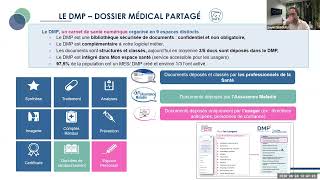 Webinaire "Dossier Médical Partagé (DMP) et mon Espace Santé" screenshot 1