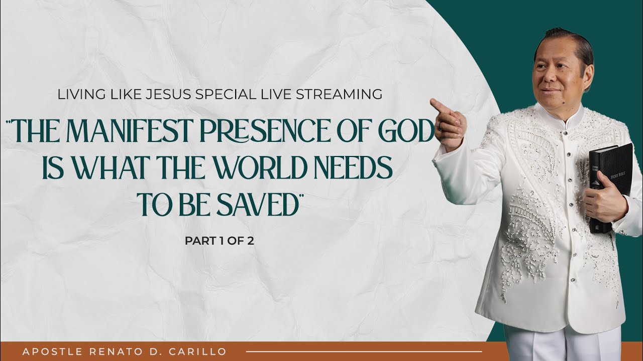 "The Manifest Presence of God is what the World Needs to be Saved