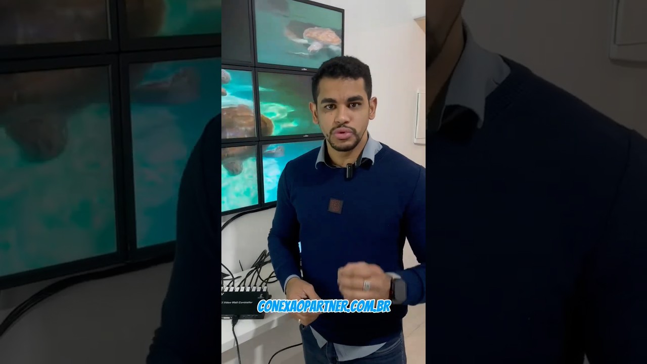 Controlador vídeo wall 3x3, como funciona?