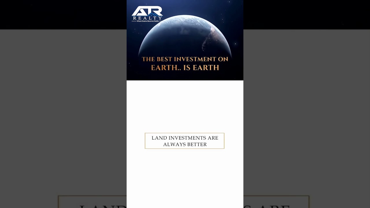 LAND INVESTMENTS ARE ALWAYS BETTER! 