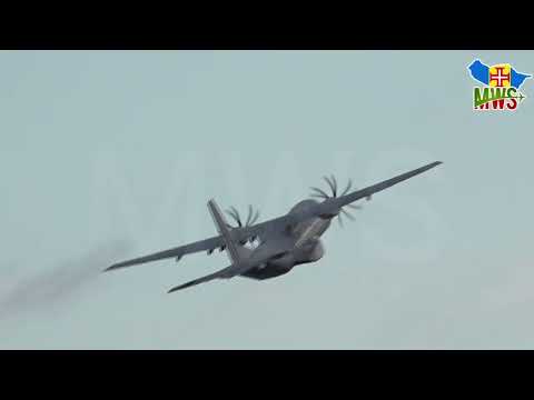 Farewell in Style: C295 Low Pass Flyby