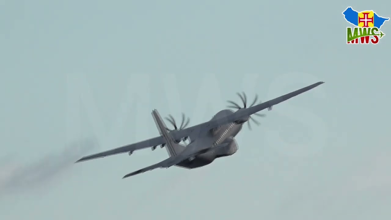 Farewell in Style: C295 Low Pass Flyby
