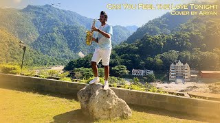 Playing Lion King On Sax At Holy River Ganges In India  Aryan Alto Saxophone Cover