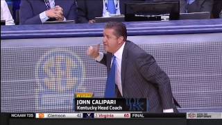 John Calipari mic'd up (UK vs. Missouri, 1/13/2015)