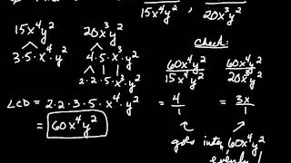 Finding the LCD of Rational Expressions