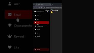 Modern Sidebar with Tooltip #htmlcss #javascript #shorts
