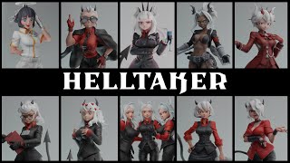 ALL 3D PRINT HELLTAKER CHARACTER TURNTABLE
