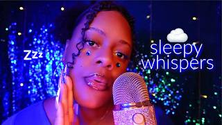ASMR Let’s Talk Until You Fall Asleep 💙🌙✨ (Whispers Before Bed ☁️)