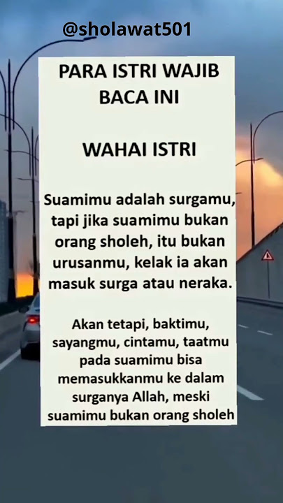 Kewajiban para istri#quotes #sholawat #katamotivasidiri #katamutiarahidup