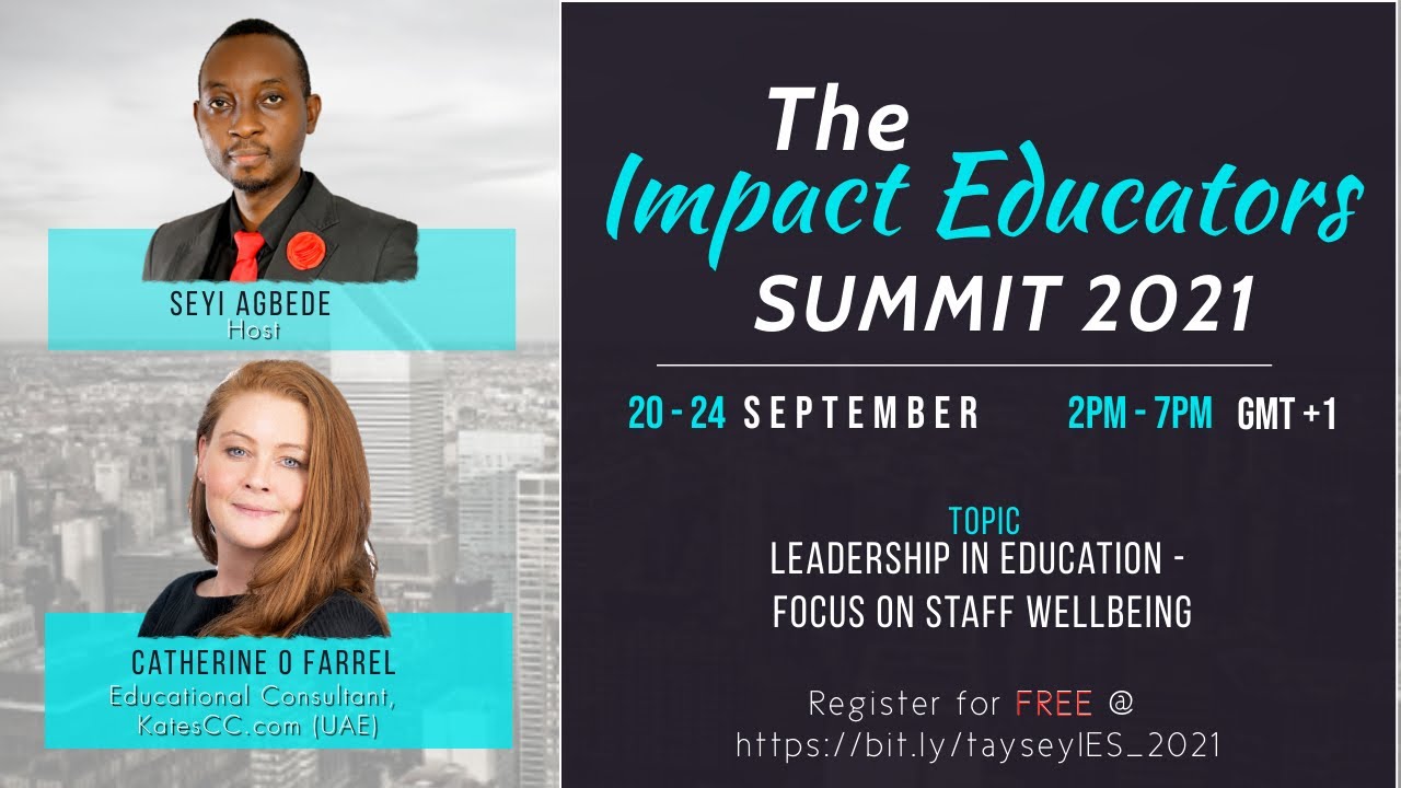 How to promote Leadership in Education - focus on staff wellbeing - Catherine O Farrell (Profile)