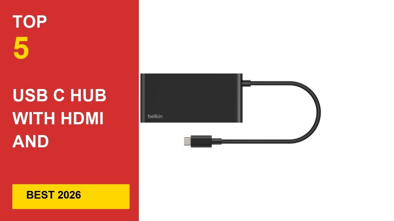 Best Usb C Hub With Hdmi And Ethernet in 2026 - Expert Reviews in 2026