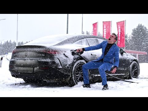 видео: Элитные страдания из Москвы в Питер на электро Мерседесе за жалкие 20 млн. рублей