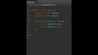 Node.java || Node class of LinkedList in java