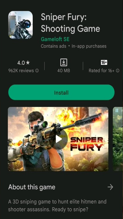 Top 5 Best Sniper Games For Android #shorts #snipergames