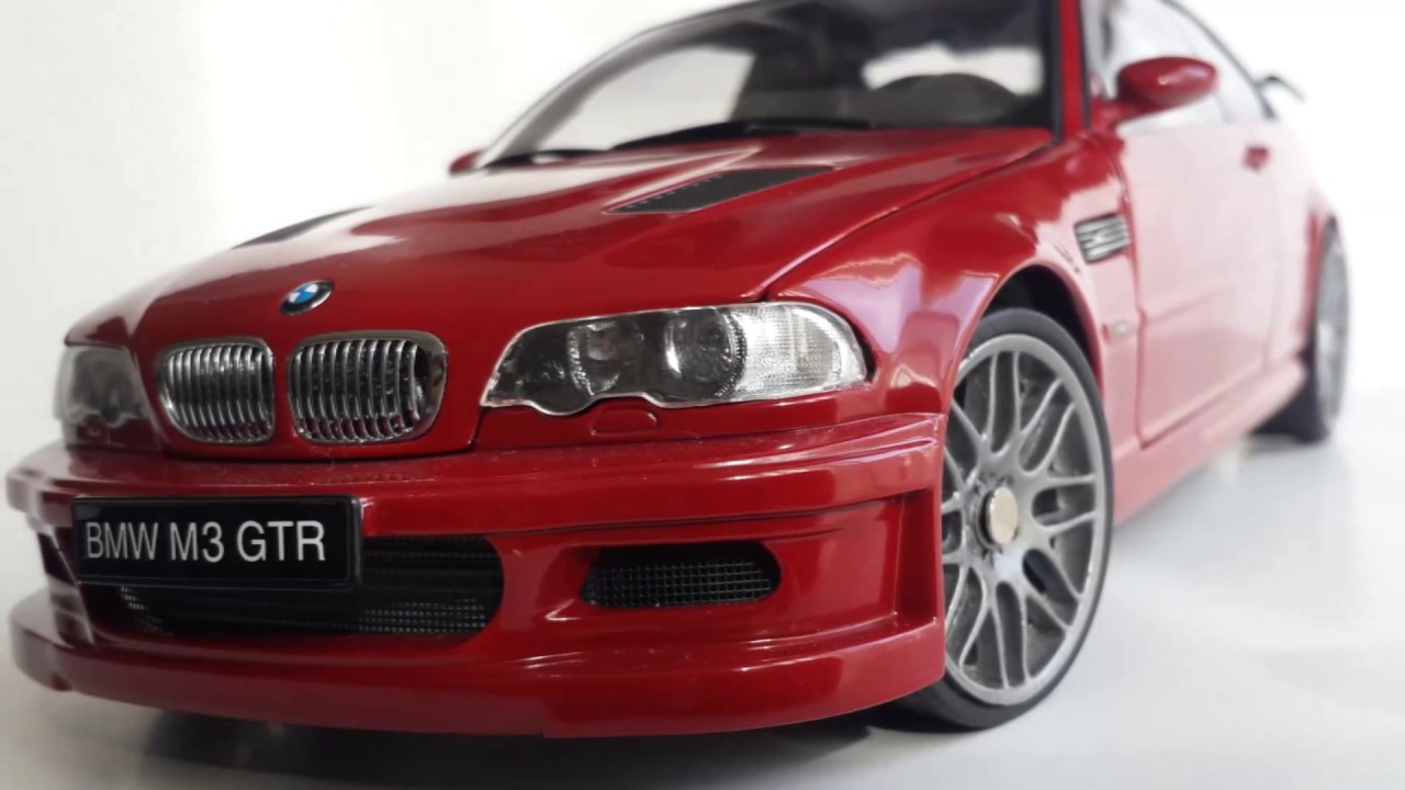 1:18 Kyosho BMW M3 GTR e46 Coupe Red Diecast Model - YouTube