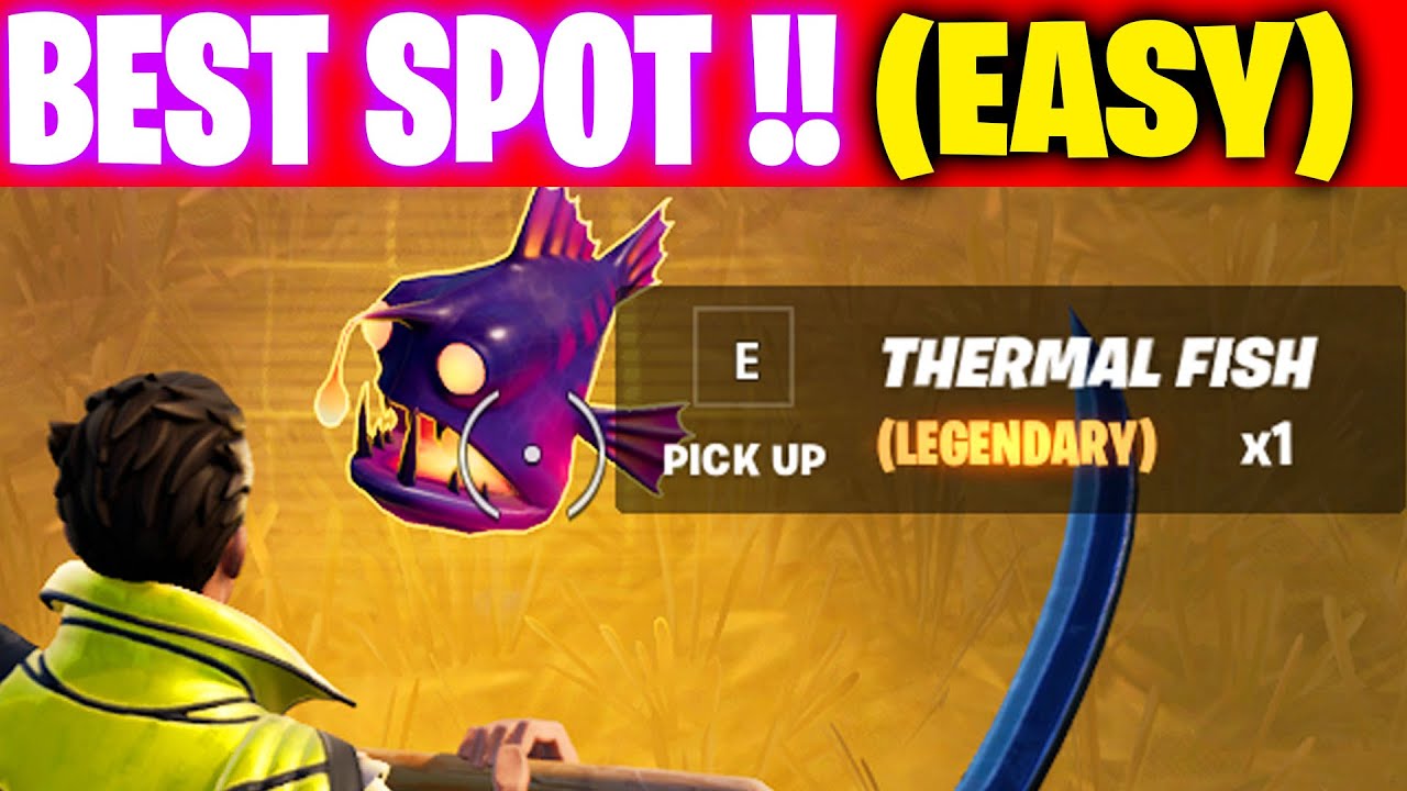 Where to Find Thermal fish in fortnite Chapter 3 Season 2 All