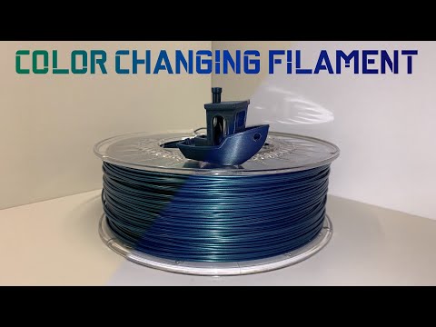 Filament That Changes Color in Different Lights! - Caribbean Blue PLA by Spectrum Filaments - Review