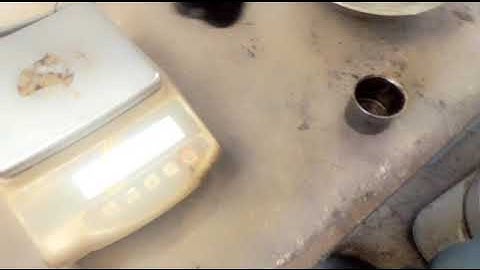 Specific Gravity of Bitumen sample