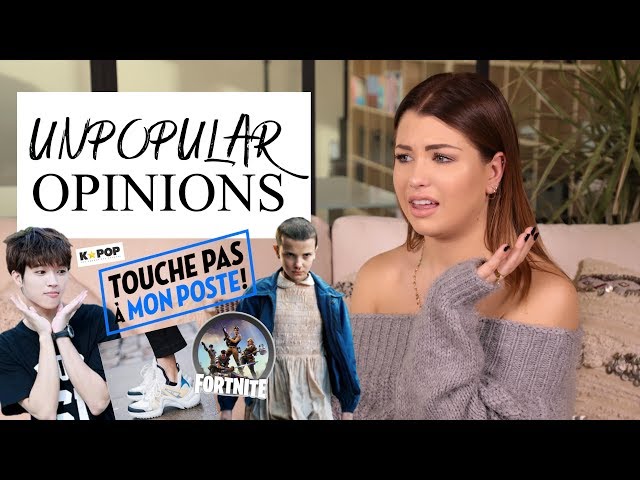 My unpopular opinions / mes opinions impopulaires 