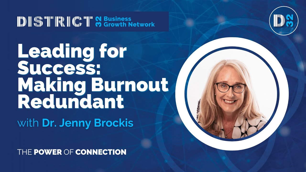 Dr. Jenny Brockis - Making Burnout Redundant - YouTube