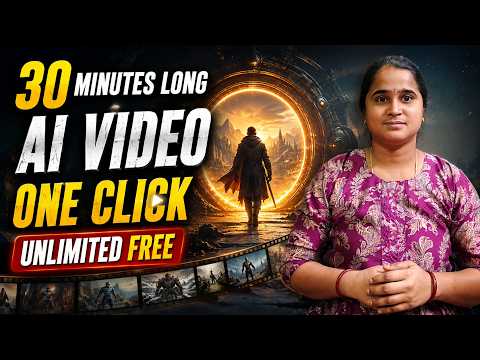 Create Long AI Videos Free Just One Prompt | 30 Minutes AI Long Video Free ga Ela Cheyali