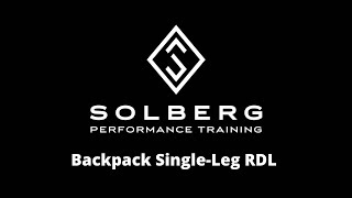 Backpack Single-Leg RDL