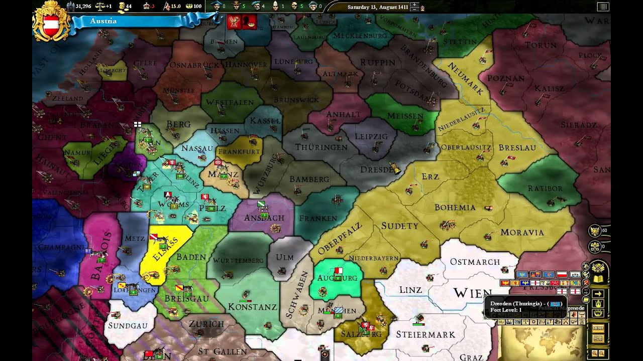 Let's Co-Play EU3 With AndrewTheRed Part 1 (So I missed a session...)