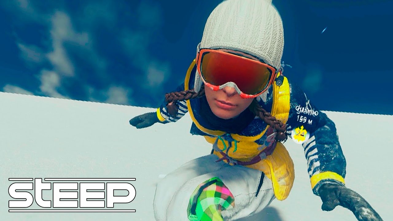 ЭКСТРЕМАЛЬНЫЕ  ТРЮКИ НА ВЕРШИНЕ ГОРЫ В STEEP!