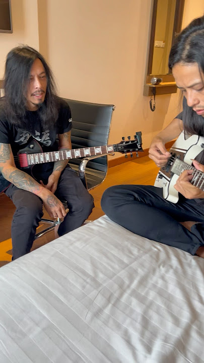 jaming and sharing sama master Ovy /rif #metal #rock #music #guitarist #gitaris