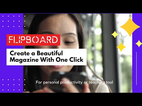 फ़्लिपबोर्ड - केवल एक क्लिक के साथ एक ऑनलाइन पत्रिका बनाएँ