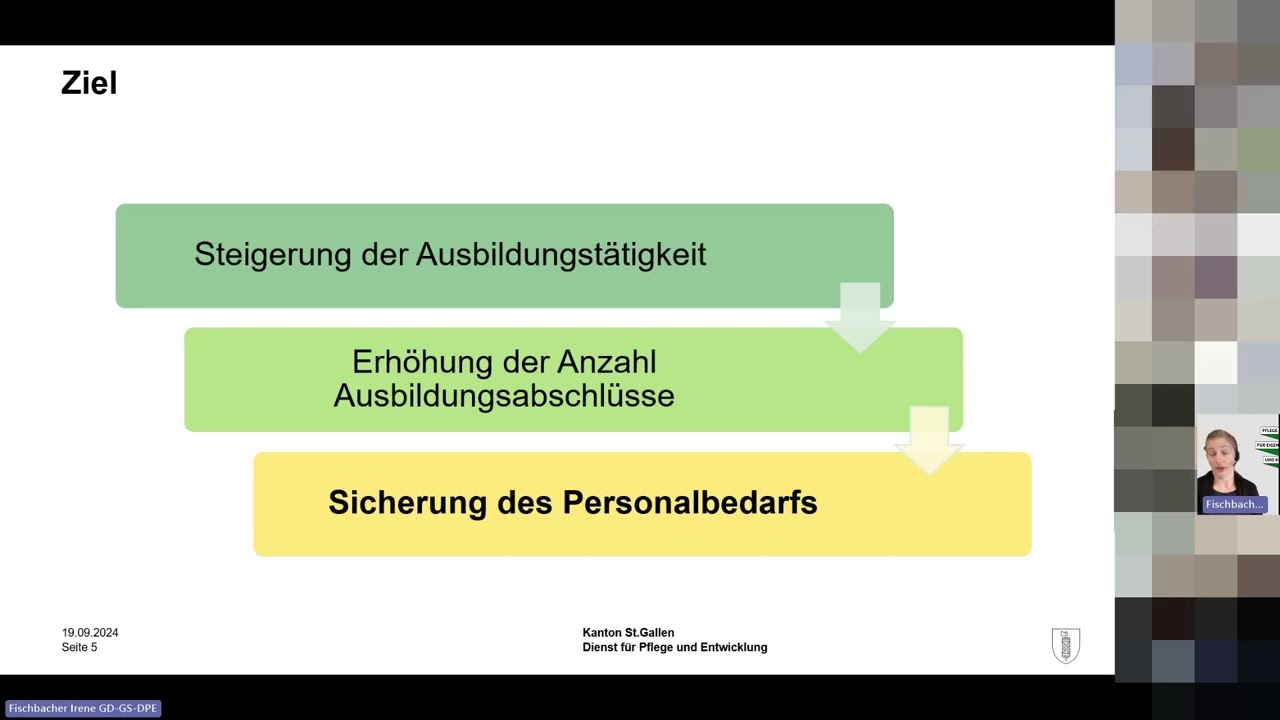 Aufzeichnung Informationsveranstaltung Ausbildungsverpflichtung (KNUG) 2024 – Pflegeheime