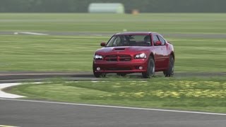 Dodge Charger SRT8 around Top Gear Track