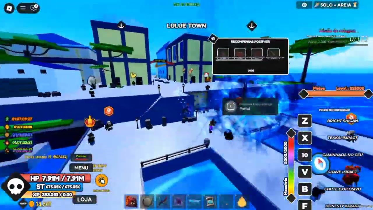 MOSTRANDO TUDO DO EVENTO DE SOLO LEVELING NO ONE FRUIT SIMULATOR