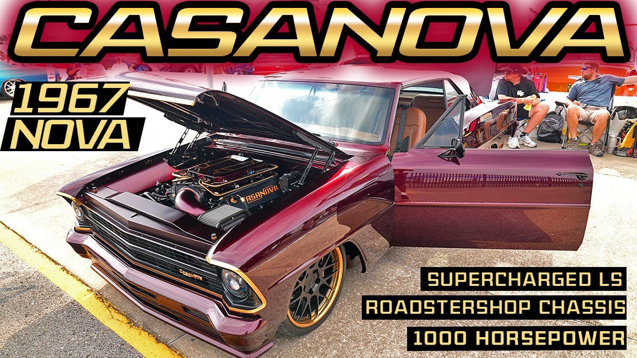 КАЗАНОВА | 1000-сильный рестомод Chevy Nova 1967 года с турбонаддувом и ПОТРЯСАЮЩЕЙ ИСТОРИЕЙ СБОРКИ