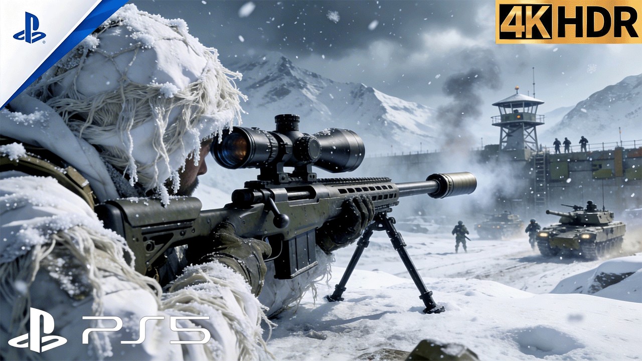 Deadly Sniper Showdown in the Snow | Call of Duty (PS5) ULTRA Graphics ...
